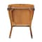 International Concepts Set of 2 X-Back Chairs with Solid Wood Seats, Pecan C59-613P - alternate 4